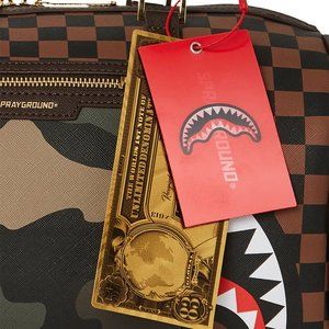 SHARKS IN PARIS MINI DUFFLE - Exterior Gold Zip Pocket (Brand New)
